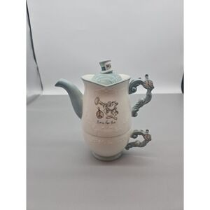 Disney Store Japan White Rabbit Tea for One Alice in Wonderland Coffee Pot